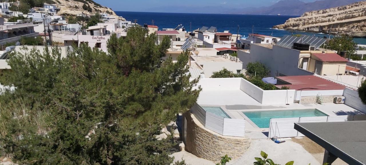 Ferienwohnung Antonios 1 Matala Exterior foto